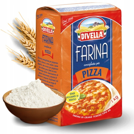 Divella Pizza typ 00 włoska mąka do pizzy 1 kg Produkty Mąka do