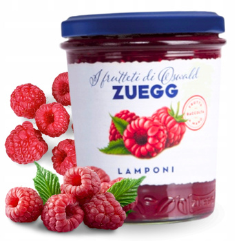 Dżem malinowy z włoskich świeżych owoców Zuegg 320 g